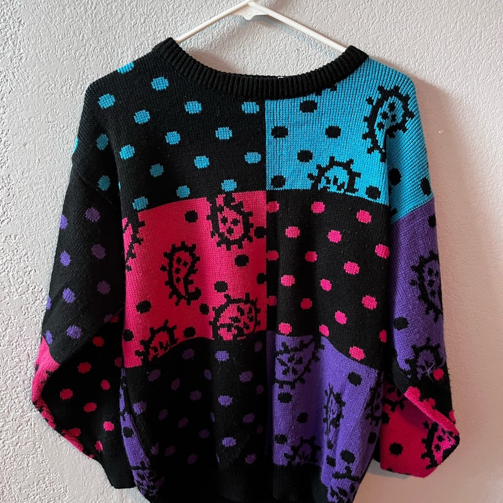 Colorful Patterned Women's Sweater